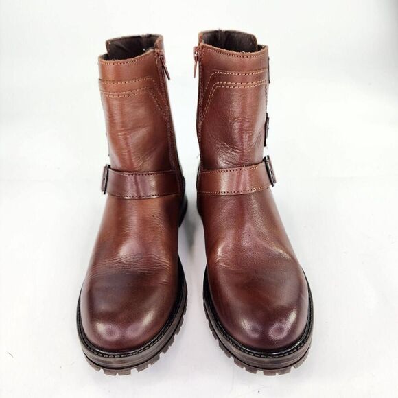 Bootlegger CRUZA TENDENCIA Women's US 8.5 Made in Portugal Astra 3-Buckle Bootd - Picture 3 of 11